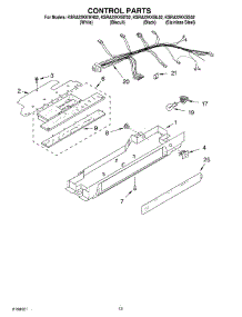 09 - Control Parts, Parts Not Illustrated parts for Kitchenaid Refrigerator KSRA22KKSS02 from AppliancePartsPros.com
