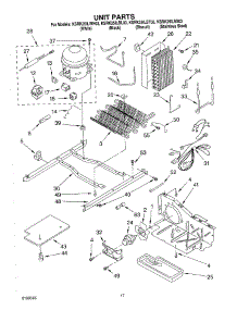 11 - Unit Parts parts for Kitchenaid Refrigerator KSRK25ILBT03 from AppliancePartsPros.com