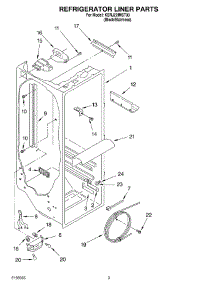 02 - Refrigerator Liner Parts parts for Kitchenaid Refrigerator KSRJ22IMST00 from AppliancePartsPros.com