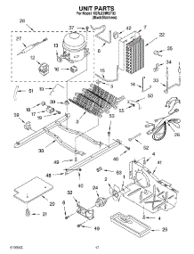 10 - Unit Parts parts for Kitchenaid Refrigerator KSRJ22IMST00 from AppliancePartsPros.com