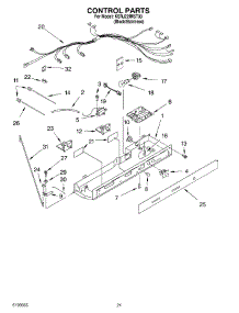 12 - Control Parts, Parts Not Illustrated parts for Kitchenaid Refrigerator KSRJ22IMST00 from AppliancePartsPros.com