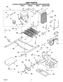 10 - Unit Parts parts for Kitchenaid Refrigerator KSRA22ILSS03 from AppliancePartsPros.com