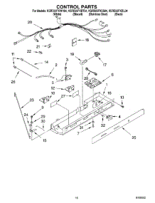 11 - Control Parts parts for Kitchenaid Refrigerator KSRD22FKBT04 from AppliancePartsPros.com