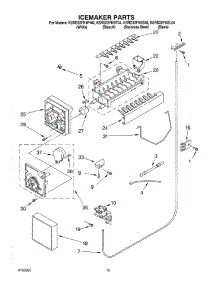 12 - Icemaker Parts, Parts Not Illustrated parts for Kitchenaid Refrigerator KSRD22FKBT04 from AppliancePartsPros.com