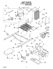 10 - Unit Parts parts for Kitchenaid Refrigerator KSRG22FKSS05 from AppliancePartsPros.com