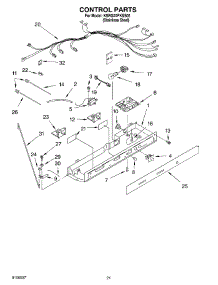 12 - Control Parts, Parts Not Illustrated parts for Kitchenaid Refrigerator KSRG22FKSS05 from AppliancePartsPros.com