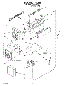 12 - Icemaker Parts, Parts Not Illustrated parts for Kitchenaid Refrigerator KSRJ25IMST00 from AppliancePartsPros.com