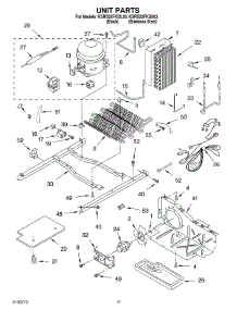 10 - Unit Parts parts for Kitchenaid Refrigerator KSRB22FKSS03 from AppliancePartsPros.com