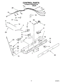 08 - Control parts for Whirlpool Refrigerator 4KSRS25KLT00 from AppliancePartsPros.com