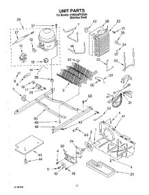 11 - Unit Parts parts for Kitchenaid Refrigerator KSRG25FKSS04 from AppliancePartsPros.com