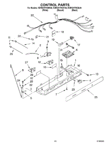 10 - Control parts for Kitchenaid Refrigerator KSRG27FKBL04 from AppliancePartsPros.com
