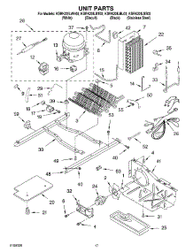 10 - Unit parts for Kitchenaid Refrigerator KSRK22ILWH02 from AppliancePartsPros.com