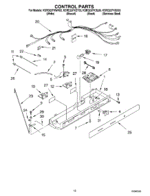 11 - Control Parts parts for Kitchenaid Refrigerator KSRD25FKWH03 from AppliancePartsPros.com