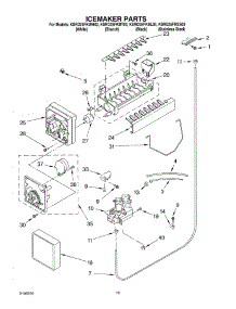 12 - Icemaker Parts, Parts Not Illustrated parts for Kitchenaid Refrigerator KSRD25FKWH03 from AppliancePartsPros.com