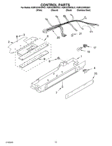09 - Control, Optional parts for Kitchenaid Refrigerator KSRA22KKBL01 from AppliancePartsPros.com