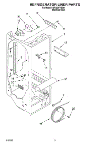 02 - Refrigerator Liner parts for Kitchenaid Refrigerator KSRG22FKSS04 from AppliancePartsPros.com