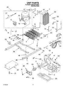 10 - Unit parts for Kitchenaid Refrigerator KSRG22FKSS04 from AppliancePartsPros.com