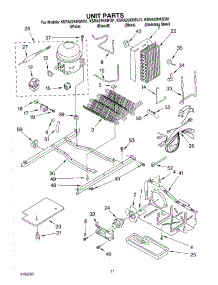 08 - Unit parts for Kitchenaid Refrigerator KSRA22KKSS01 from AppliancePartsPros.com