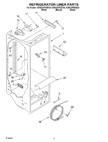 02 - Refrigerator Liner parts for Kitchenaid Refrigerator KSRG22FKBT04 from AppliancePartsPros.com