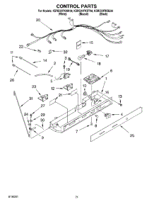 12 - Control, Optional parts for Kitchenaid Refrigerator KSRG22FKBL04 from AppliancePartsPros.com