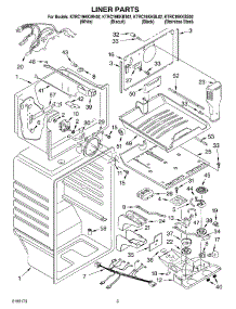 02 - Liner parts for Kitchenaid Refrigerator KTRC19KKSS02 from AppliancePartsPros.com