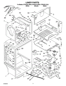 02 - Liner parts for Kitchenaid Refrigerator KTRS22ELBT00 from AppliancePartsPros.com
