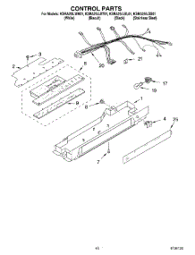 10 - Control Parts parts for Kitchenaid Refrigerator KSRA25ILBT01 from AppliancePartsPros.com