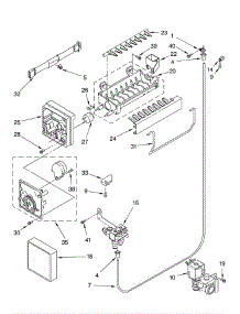 Ice Maker parts for Kitchenaid Refrigerator KTRA22ELBL01 from AppliancePartsPros.com