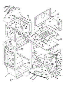Liner parts for Kitchenaid Refrigerator KTRA19ELBL01 from AppliancePartsPros.com
