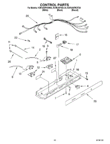 10 - Control parts for Kitchenaid Refrigerator KSRU25FKBT03 from AppliancePartsPros.com