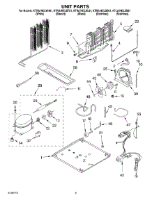 05 - Unit parts for Kitchenaid Refrigerator KTRA19ELSS01 from AppliancePartsPros.com