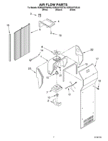 03 - Air Flow parts for Kitchenaid Refrigerator KSRG22FKBL03 from AppliancePartsPros.com