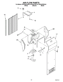 12 - Air Flow, Optional parts for Kitchenaid Refrigerator KSRU22FKWH03 from AppliancePartsPros.com