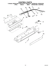 10 - Control parts for Kitchenaid Refrigerator KSRU25ILBU01 from AppliancePartsPros.com