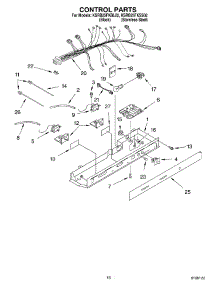10 - Control parts for Kitchenaid Refrigerator KSRS25FKSS02 from AppliancePartsPros.com
