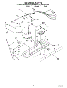 10 - Control parts for Kitchenaid Refrigerator KSRG27FKWH03 from AppliancePartsPros.com