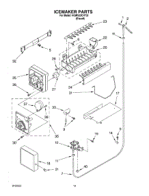 12 - Ice Maker, Optional parts for Whirlpool Refrigerator 4KSRS22CHT02 from AppliancePartsPros.com