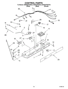10 - Control parts for Kitchenaid Refrigerator KSRG25FKBL03 from AppliancePartsPros.com