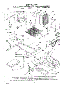 11 - Unit parts for Kitchenaid Refrigerator KSRS27ILBL00 from AppliancePartsPros.com