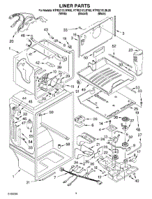 02 - Liner parts for Kitchenaid Refrigerator KTRS21ELBT00 from AppliancePartsPros.com