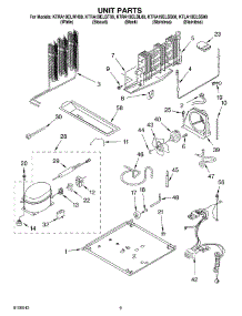05 - Unit parts for Kitchenaid Refrigerator KTRA19ELWH00 from AppliancePartsPros.com