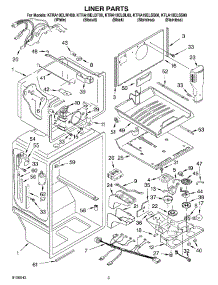 02 - Liner parts for Kitchenaid Refrigerator KTRA19ELBL00 from AppliancePartsPros.com