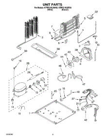 05 - Unit parts for Kitchenaid Refrigerator KTRP21KLWH00 from AppliancePartsPros.com