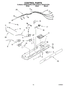 10 - Control parts for Kitchenaid Refrigerator KSRU25FKWH02 from AppliancePartsPros.com