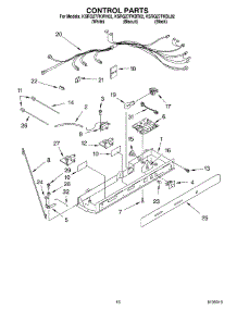 10 - Control parts for Kitchenaid Refrigerator KSRG27FKBT02 from AppliancePartsPros.com