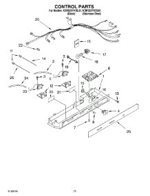 12 - Control, Optional parts for Kitchenaid Refrigerator KSRB22FKBL01 from AppliancePartsPros.com