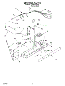 12 - Control, Optional parts for Kitchenaid Refrigerator KSRG22FKSS02 from AppliancePartsPros.com