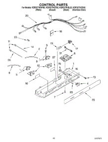 10 - Control parts for Kitchenaid Refrigerator KSRS27IKBT02 from AppliancePartsPros.com