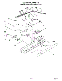 10 - Control parts for Kitchenaid Refrigerator KSRB25FKBL01 from AppliancePartsPros.com