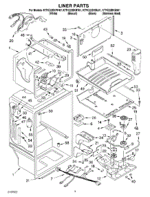 02 - Liner parts for Kitchenaid Refrigerator KTRC22EKBT01 from AppliancePartsPros.com